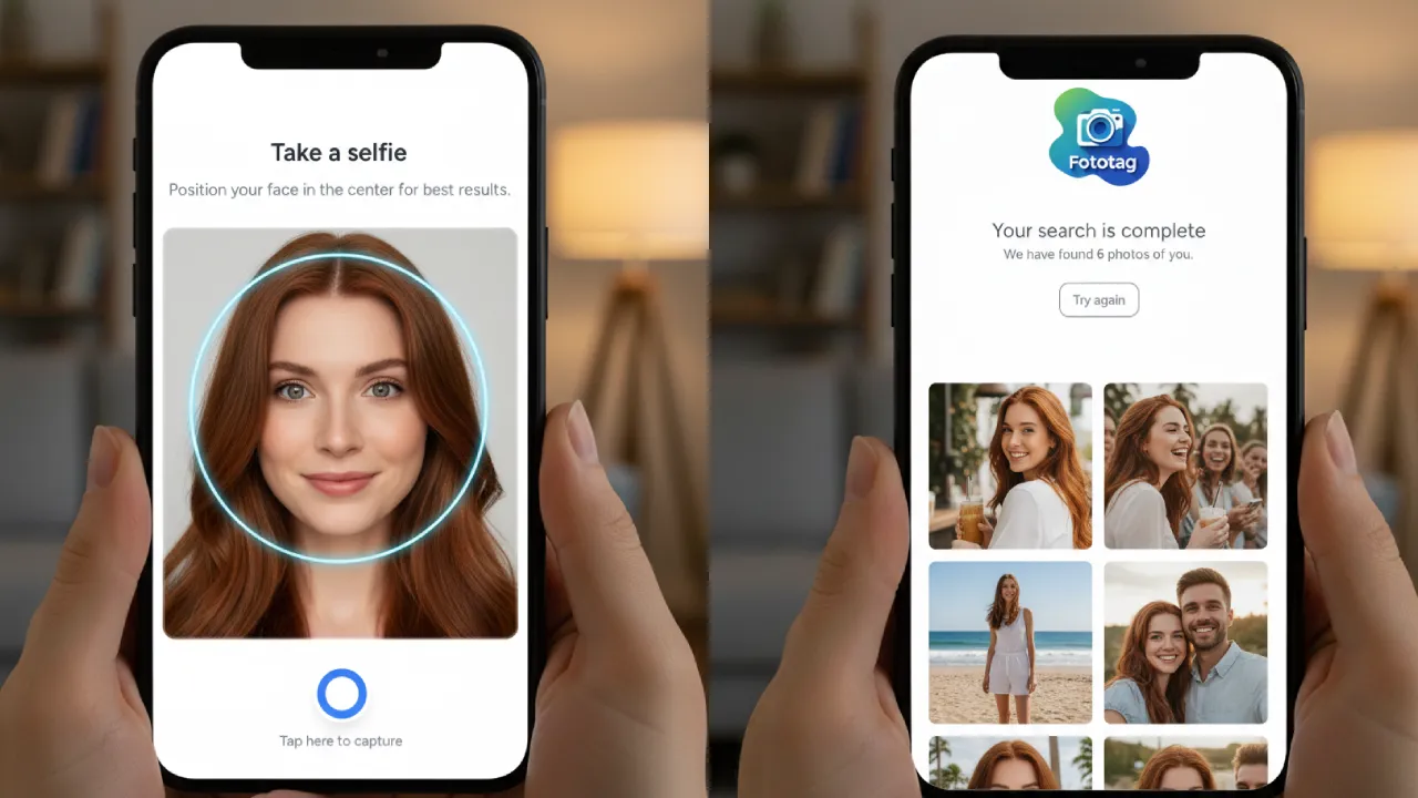 Fototag selfie search preview