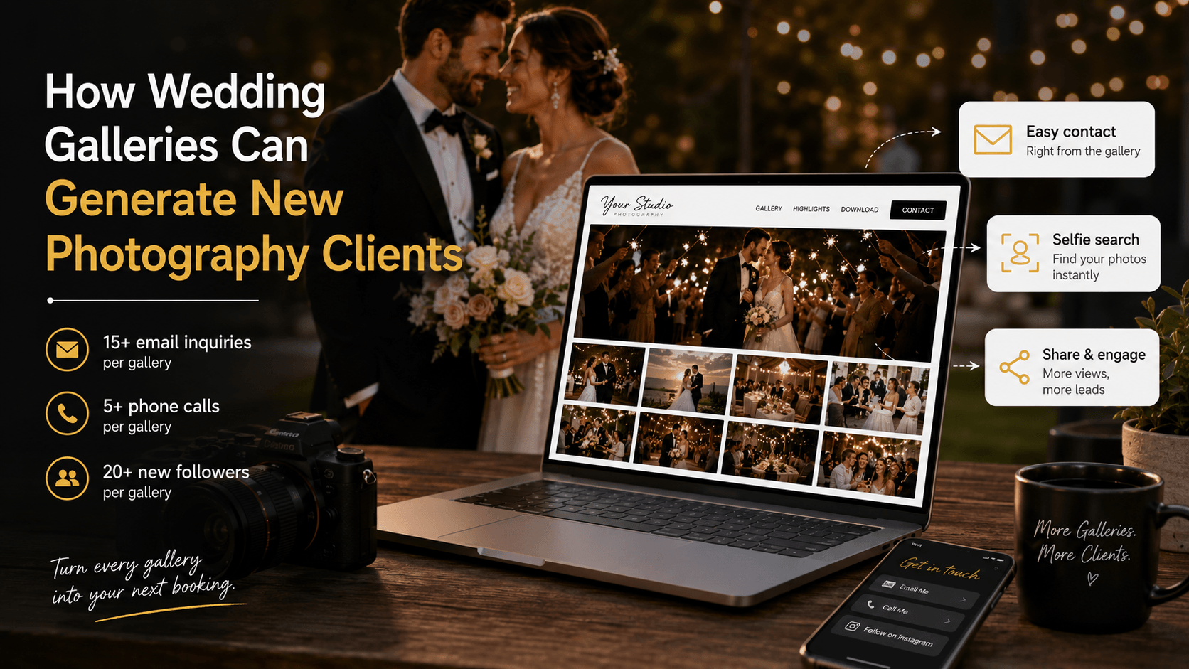 How Wedding Galleries Can Generate New Photography Clients